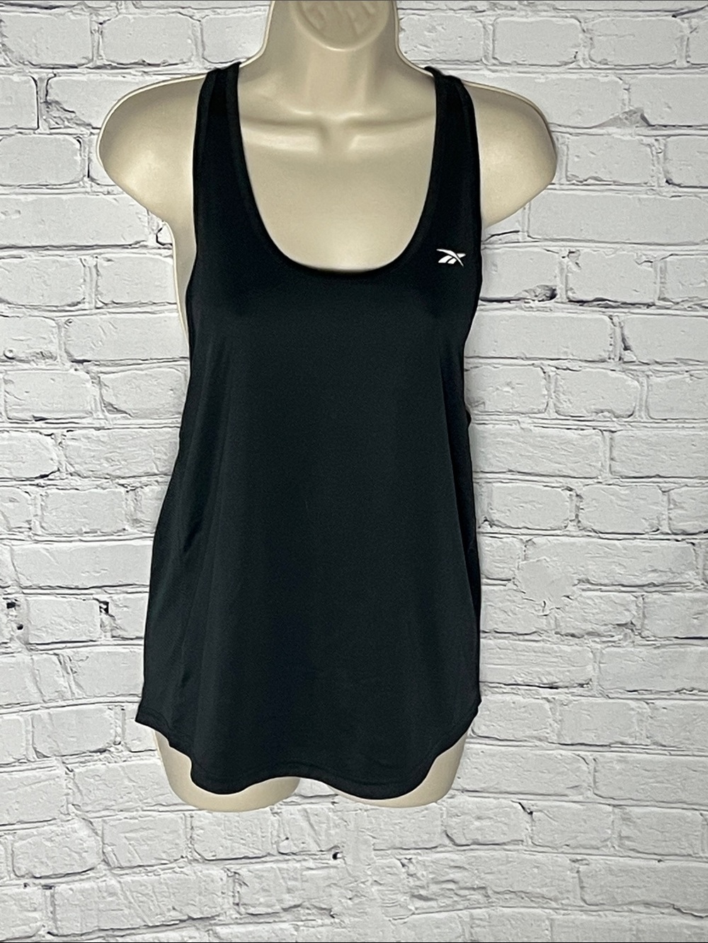 Reebok Black Racerback Athletic Tank Top